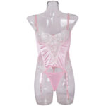 New sexy women's lace perspective erotic suit - imagine 5