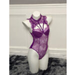 One-Piece Shapewear Wild Spicy Girl One-Piece Lace Steel Ring Backless Halter One-Piece - imagine 5