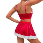 Christmas Clothes New Year Dress Set Festival Gift High-Quality Three-Piece Set for Women - imagine 5