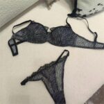 Sexy Women's French Thin Leopard Lace Bra Set for Large Breasts, Minimizing and Anti-Sagging Underwear - imagine 8
