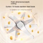 Mini Small Soybean Milk Machine Wall-breaking Model Filter-free Automatic Heating Juice Extractor - imagine 5