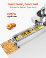 Commercial Automatic Donuts Making Machine Doughnut Maker Single Row 90 PCS/H - imagine 2