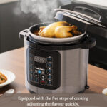 Smart 8L Large Capacity Electric Pressure Cooker Non-stick Pan - imagine 2