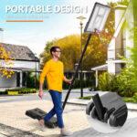 Outdoor Basketball Hoop 4.2-10 Feet Adjustable Height - imagine 4