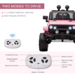 Electric Off-Road Truck 12V Kids Ride On With Remote Control MP3 Music Adjustable Speed - imagine 7
