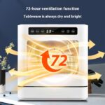 Small Desktop Household Installation-free Automatic Dishwasher - imagine 2
