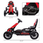 12V Electric Go Kart for Kids w/ Adjustable Speed - imagine 3
