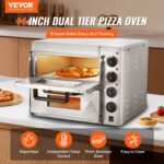 Commercial Countertop Pizza Oven Electric Pizza Oven For 14' Pizza Indoor - imagine 2