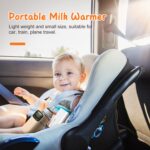 1Pc Portable Bottle Warmer With Night Light On The Go Baby Milk Warmer Milk Formula Warmer For Home Travel With 6 Heating Levels - imagine 7