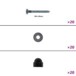 Swing Seats with Ropes, 2 pcs., Blue, 38x16 cm, Polyethylene - imagine 7