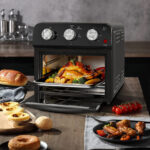 12.5 Qt Air Fryer With Advanced Multi-Function Cooking Grill, Air Fry, Defrost, Bake, Presets For French Fries, Pizza, Chicken, Fish, And Toast, Dual Knob Control - imagine 4