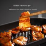 Mini Barbecue Plate Electric Baking Pan Grill Household Smoke-free - imagine 4