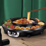 Hot Pot Barbecue All-in-one Pot Household Multi-functional Barbecue Plate - imagine 2