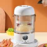 110V220V Smart Electric Stew Cooker Personal Portable Electric Stew Pot - imagine 4
