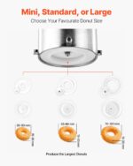 Commercial Automatic Donuts Making Machine Doughnut Maker Single Row 90 PCS/H - imagine 4