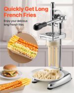 Manual Long French Fries Squeezer Stainless Steel Mashed Potato Extruder - imagine 2